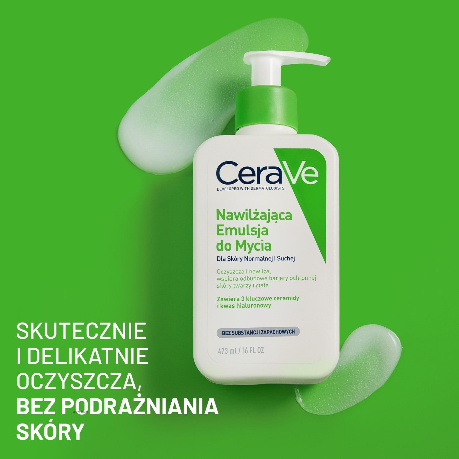 CeraVe Nawilżająca emulsja do mycia skóry suchej i normalnej 473 ml