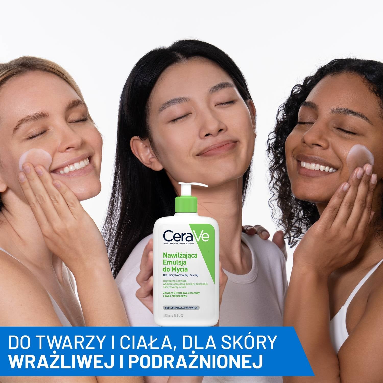 CeraVe Nawilżająca emulsja do mycia skóry suchej i normalnej 473 ml