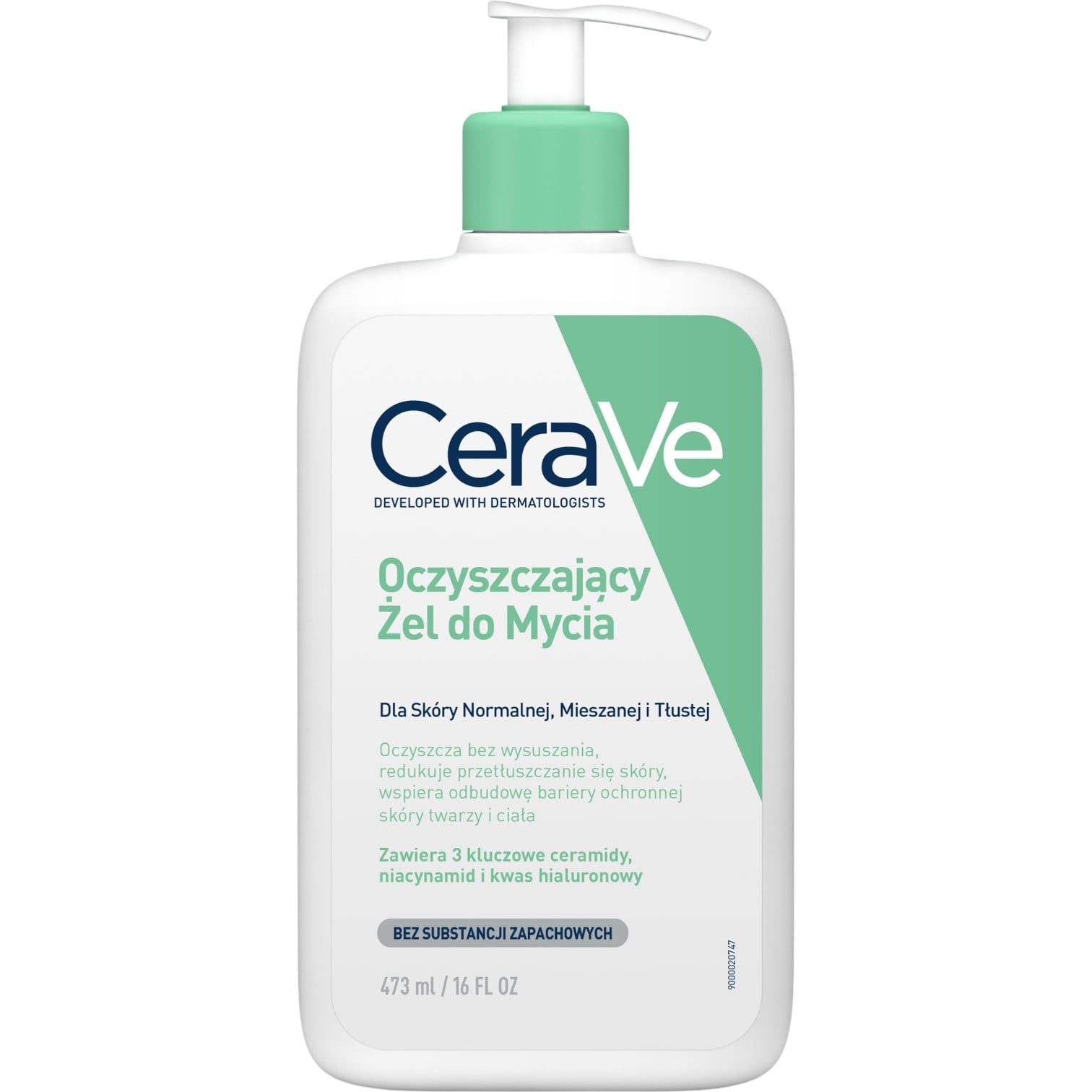 CeraVe oczyszczający żel do mycia ciała i twarzy