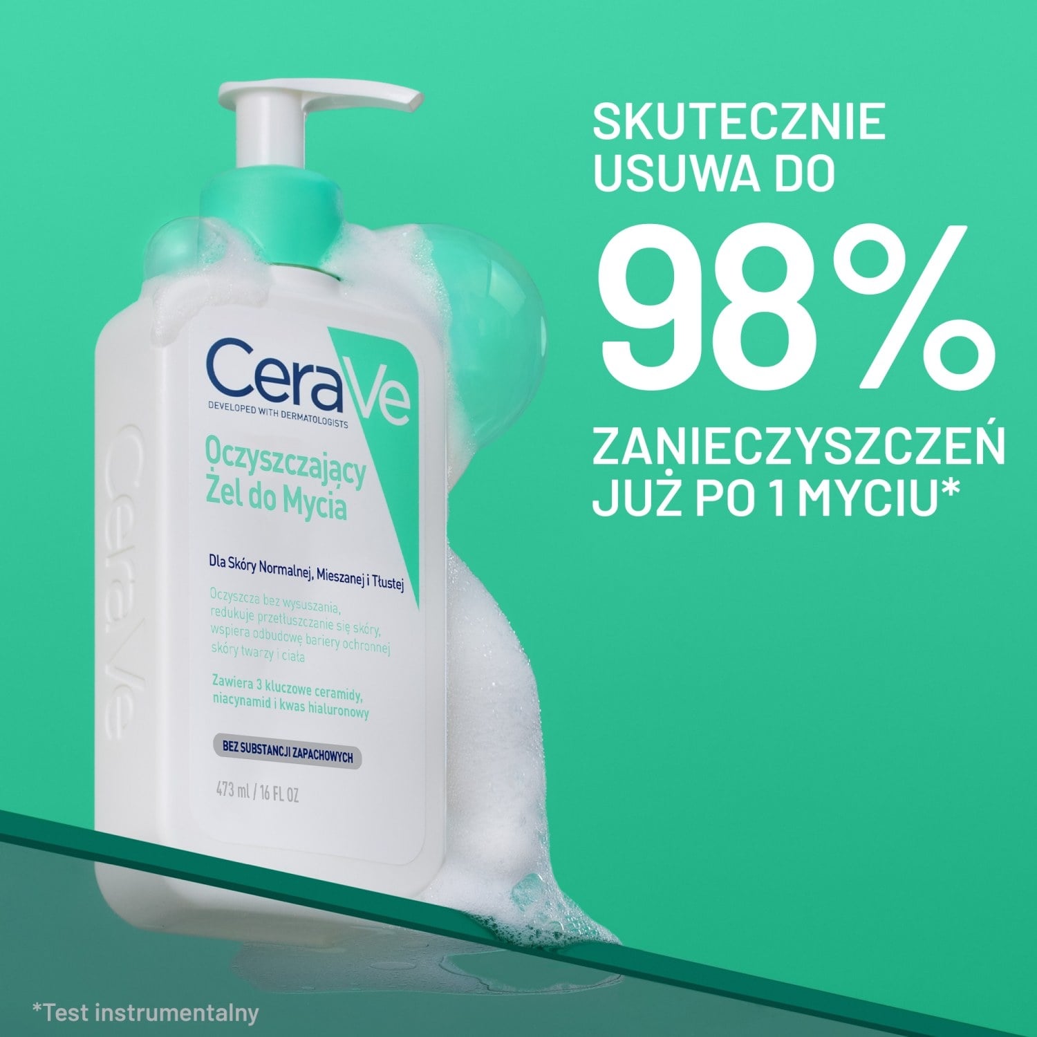 CeraVe oczyszczający żel do mycia ciała i twarzy