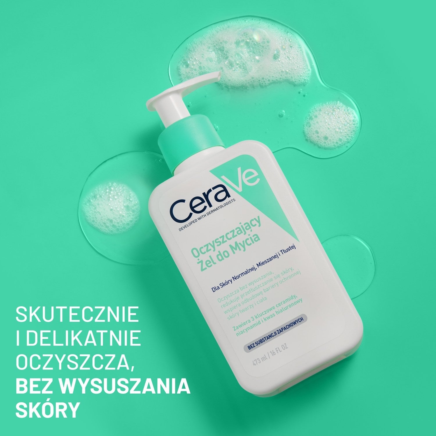 CeraVe oczyszczający żel do mycia ciała i twarzy