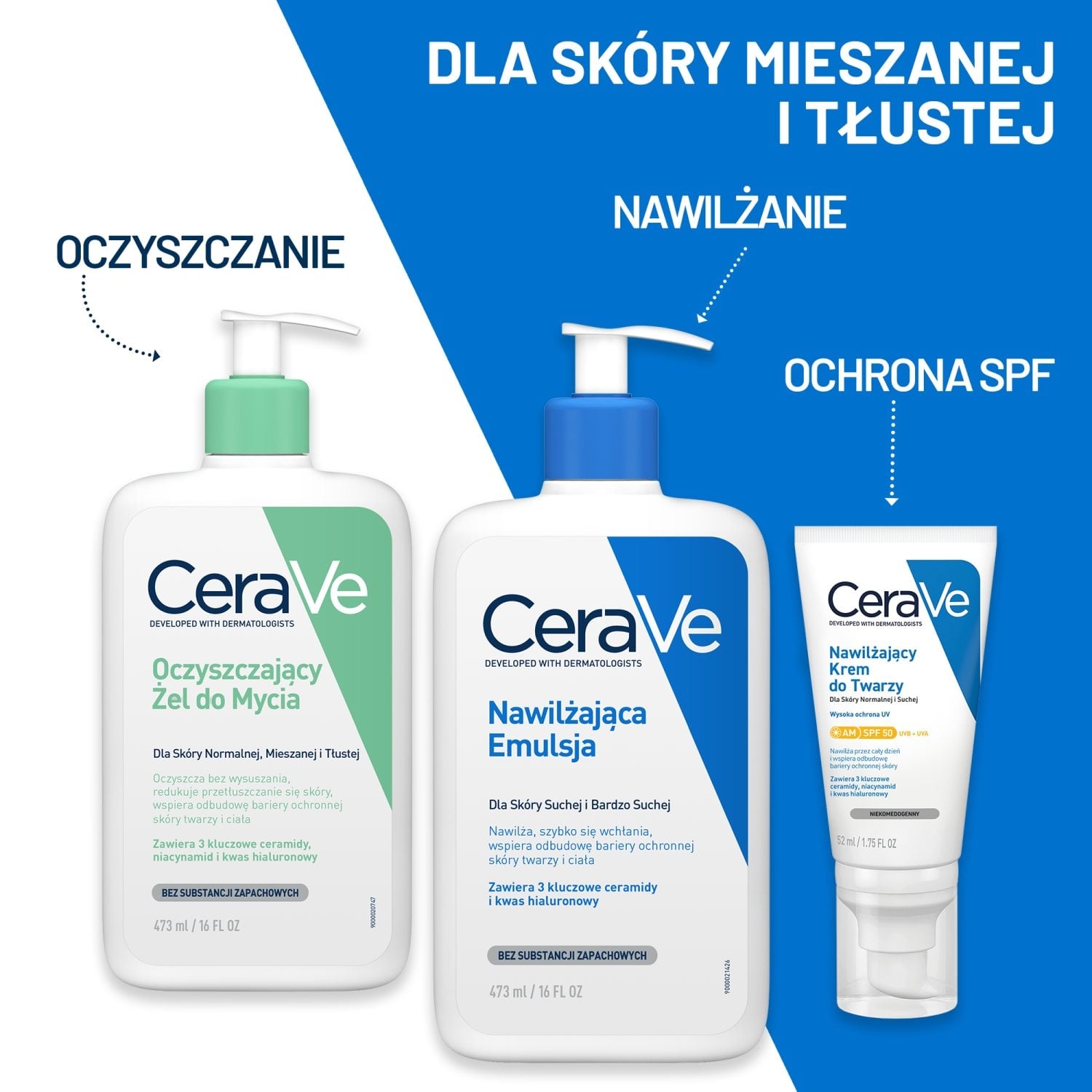 CeraVe oczyszczający żel do mycia ciała i twarzy