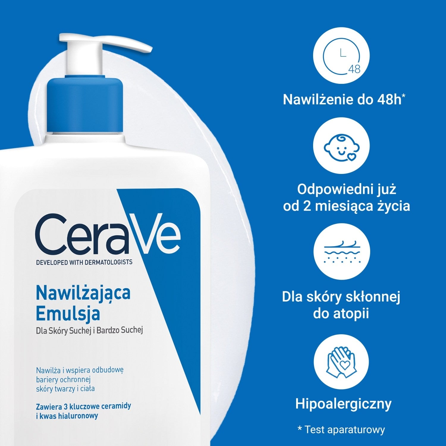 CeraVe Nawilżająca emulsja do skóry suchej i bardzo suchej 473 ml