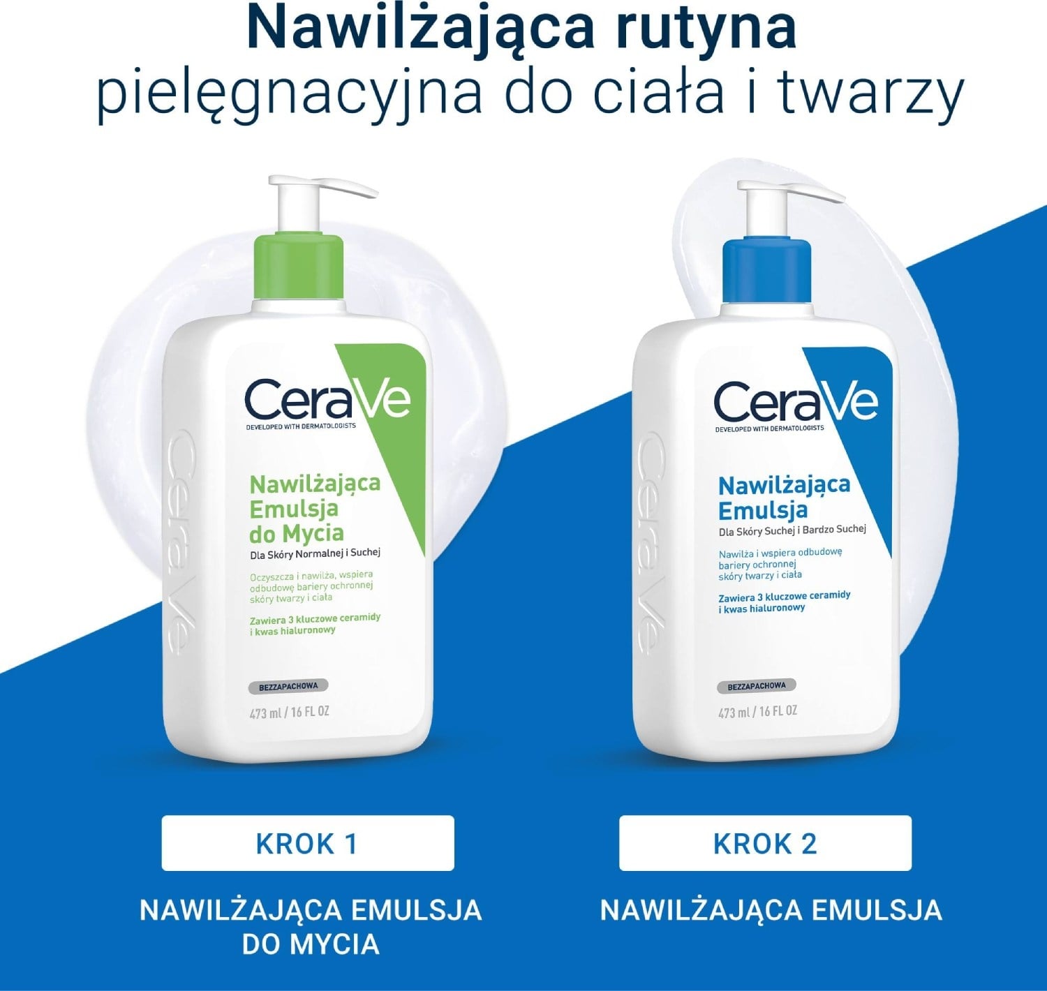 CeraVe Nawilżająca emulsja do skóry suchej i bardzo suchej 473 ml