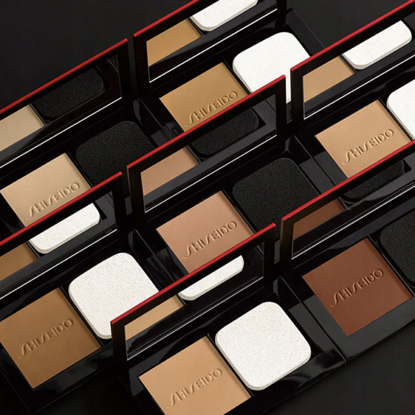 Synchro Skin Self-Refreshing Custom Finish Powder Foundation | SUNSTONE 410 9gram