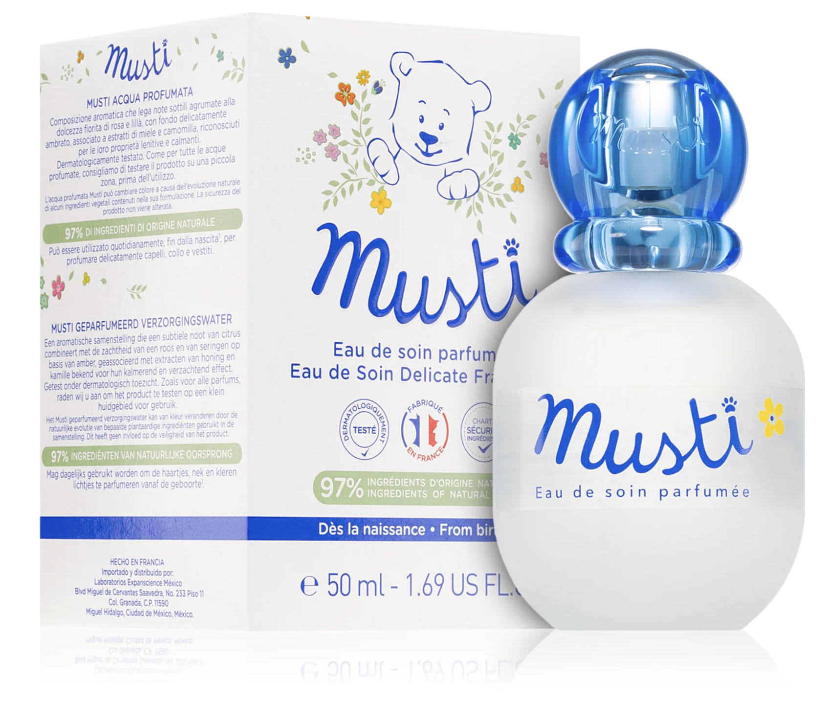 Mustela Musti Eau de soin parfumee 50 ml