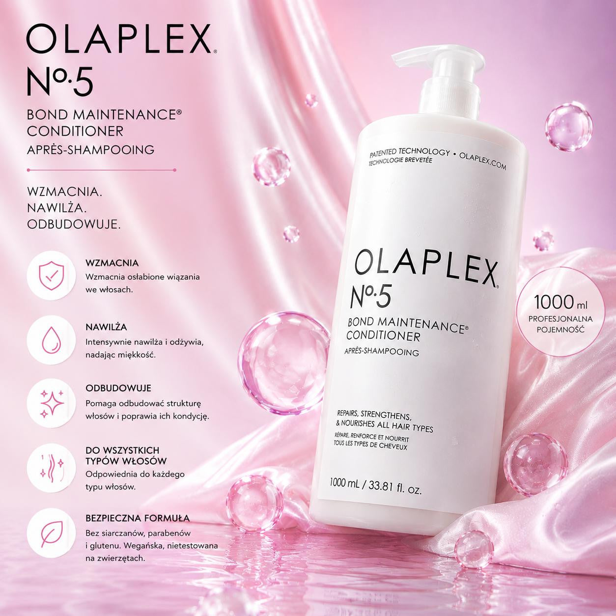 Olaplex No.5 Bond Maintenance Conditioner | regenerująca odżywka odbudowująca włosy 1000 ml