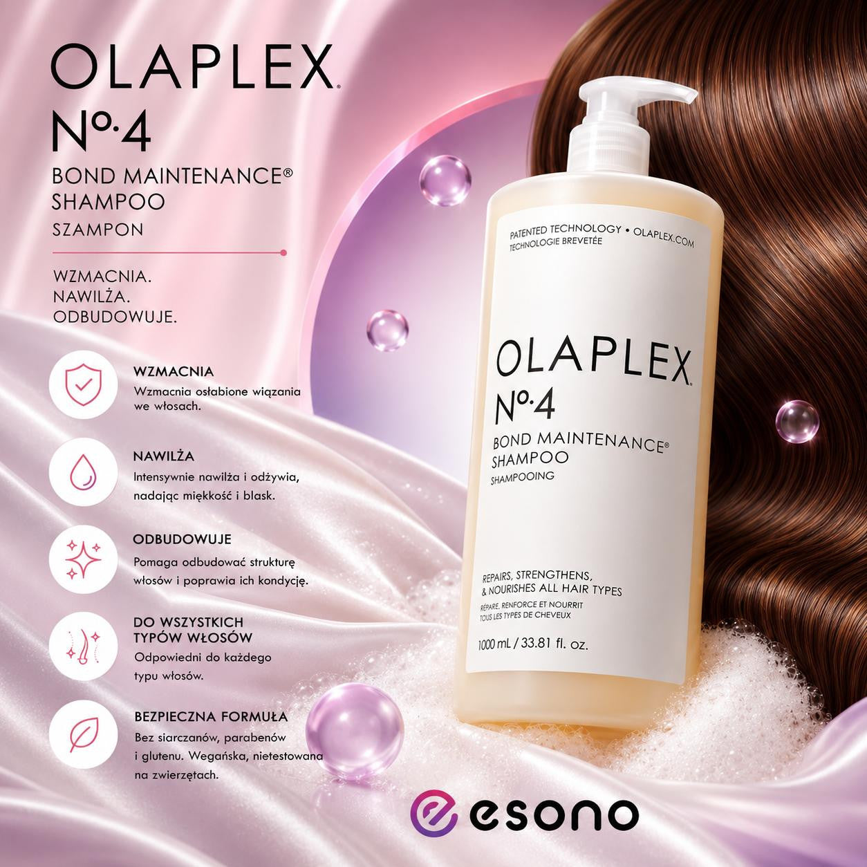 Olaplex N°4 Bond Maintenance Shampoo | regenerujący szampon odbudowujący włosy 250 ml