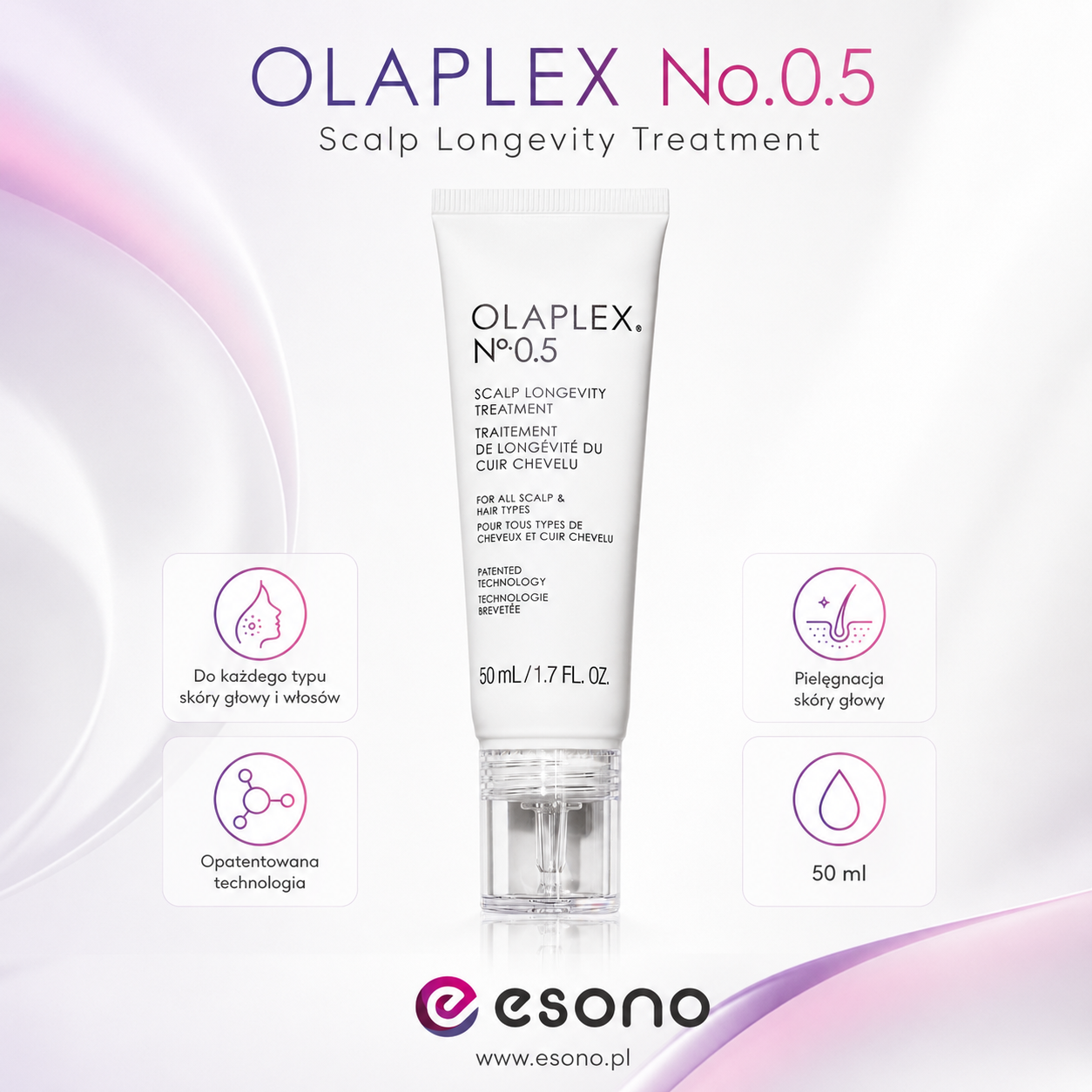 Olaplex N°0.5 Scalp Longetivity Treatment 50 ml | Serum Przywracające Równowagę Wrażliwej Skóry Głowy
