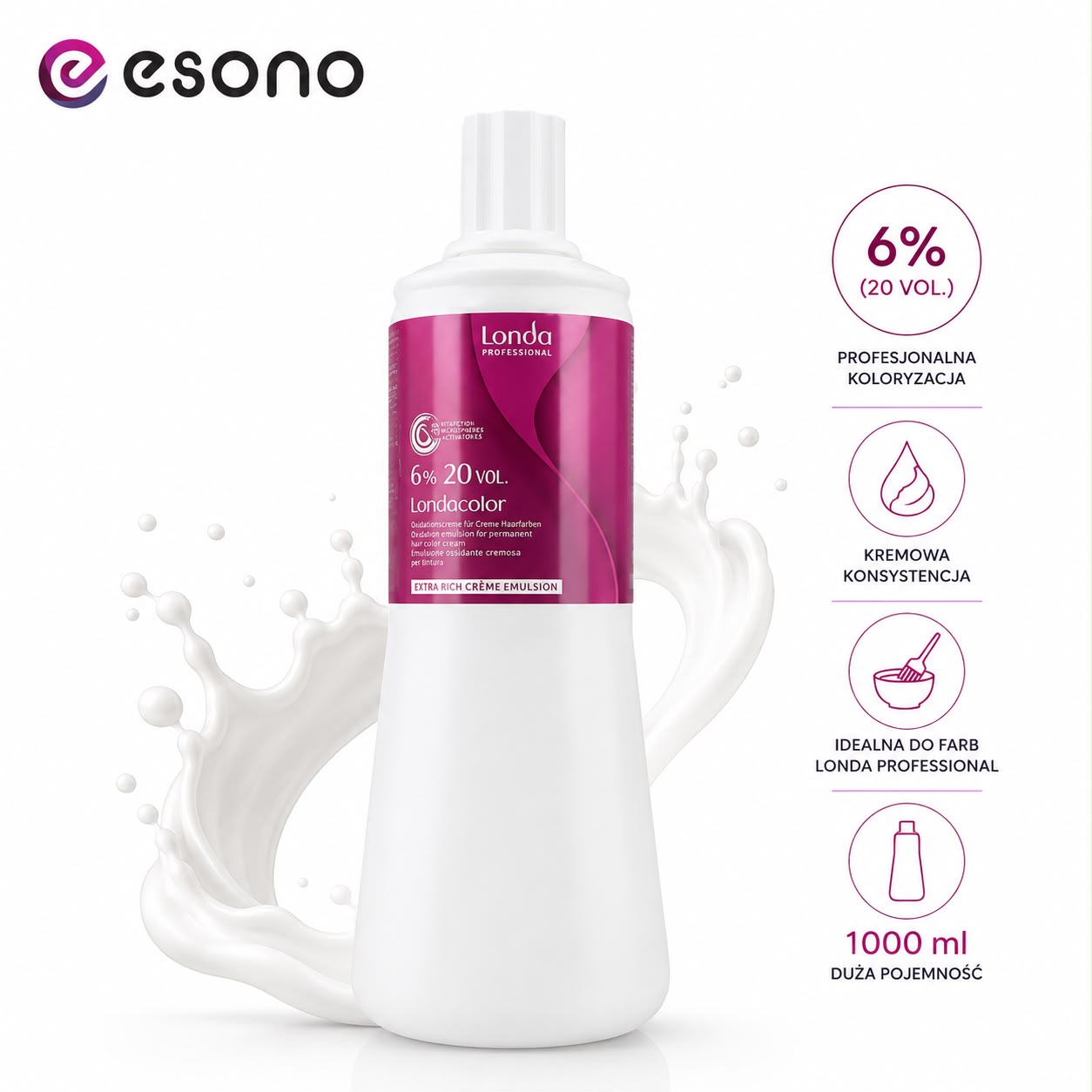 Londa Professional Creme Emulsion Oksydant  Emulsja Utleniająca 1000 ml
