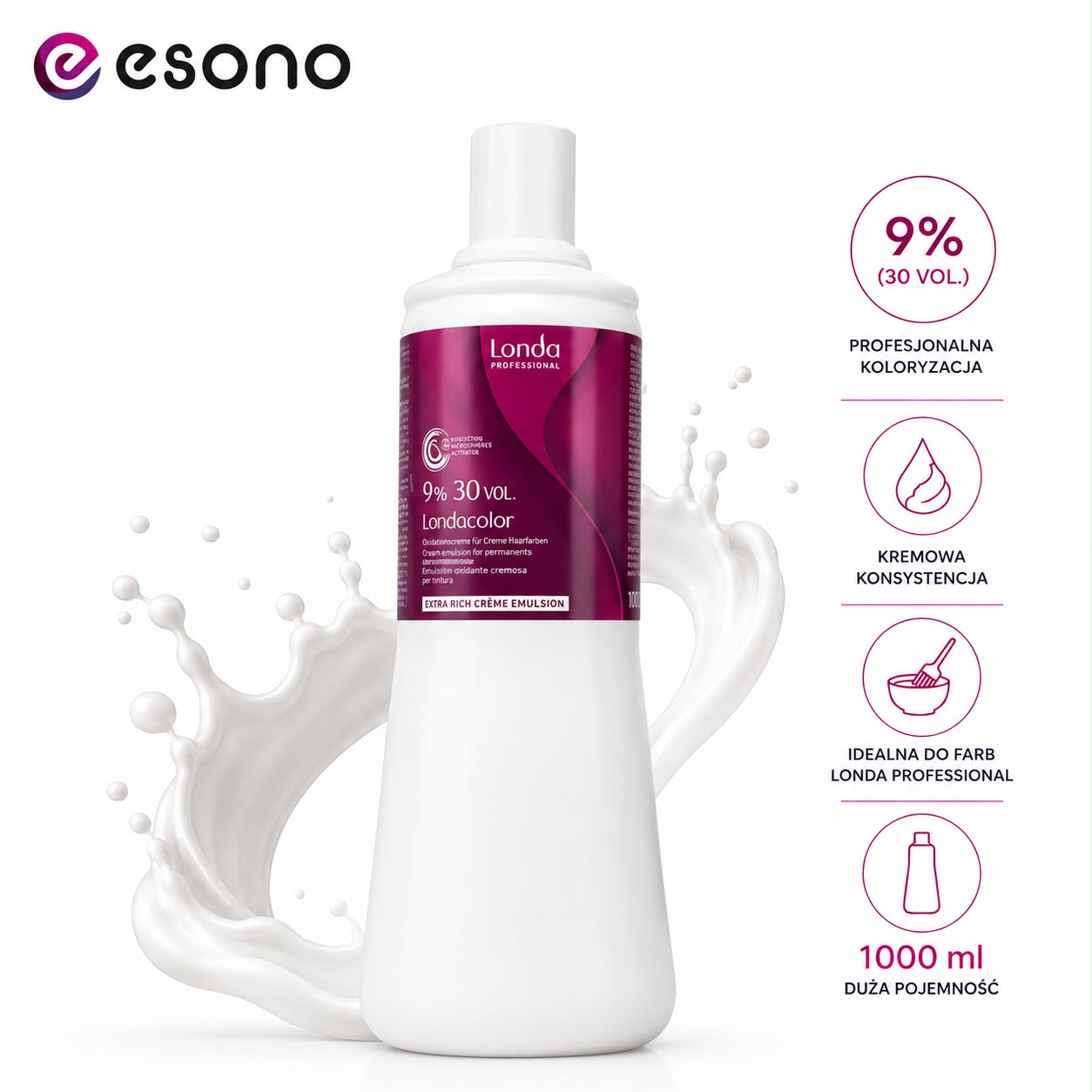 Londa Professional Creme Emulsion Oksydant  Emulsja Utleniająca 1000 ml