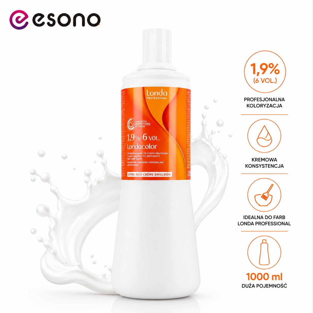 Londa Professional Creme Emulsion Oksydant  Emulsja Utleniająca 1000 ml