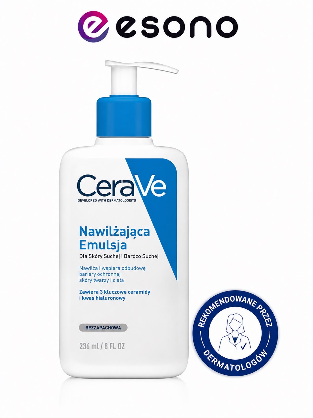 CeraVe Hydratačná emulzia na suchú a veľmi suchú pokožku