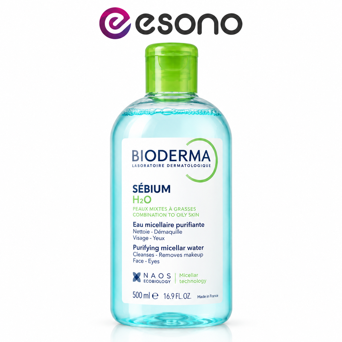 Bioderma Sébium H2O Płyn Micelarny do Skóry Mieszanej i Tłustej 500 ml