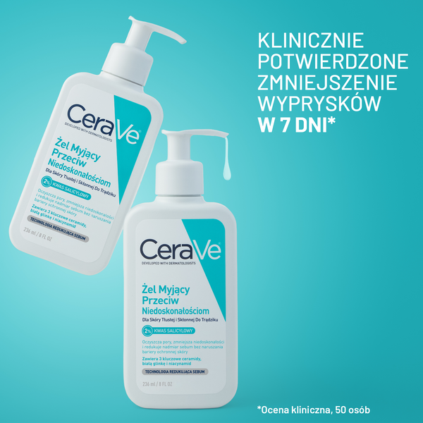 CeraVe Żel Myjący Przeciw Niedoskonałościom 236 ml