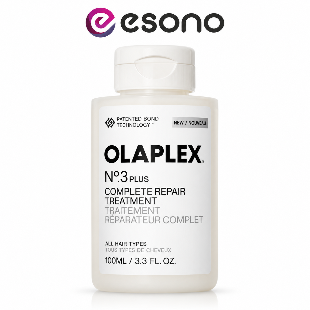 Olaplex No 3+ Complete Repair Treatment 3-Minutowa Kuracja Odbudowująca do Włosów Zniszczonych 100 ml